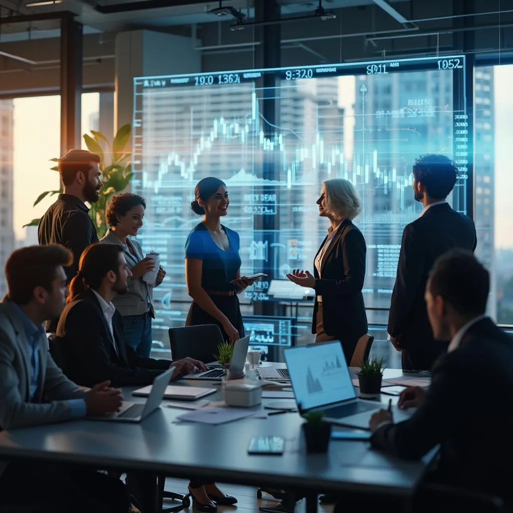 Equipo de PresupuestoEuro en oficina moderna